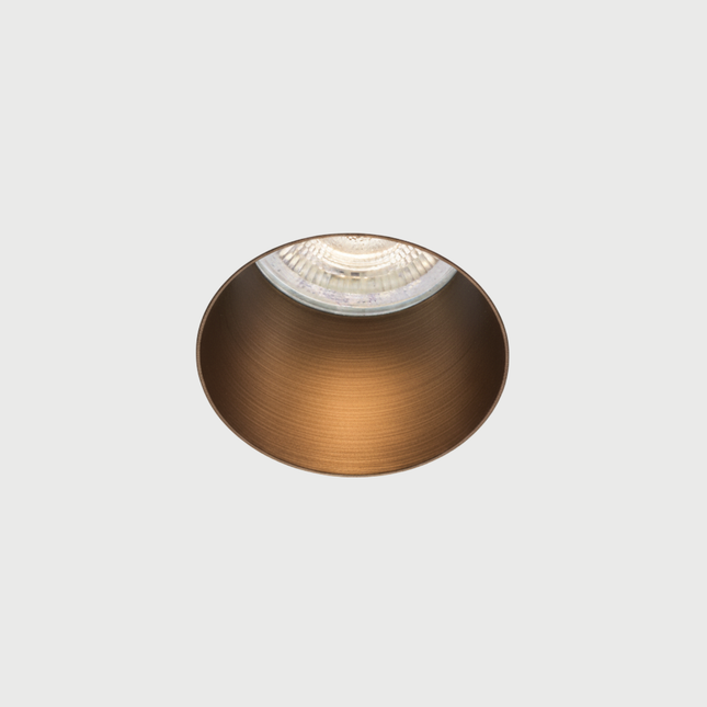 DMQ Trimless inbouwspot GU10 Myra Rond Geborsteld brons