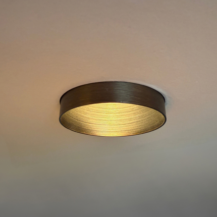 DMQ Trimless inbouwspot GU10 Myra Rond Geborsteld brons