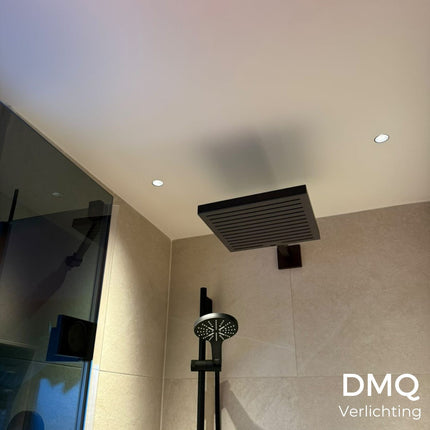 DMQ Trimless inbouwspot Lark IP65 35mm LED Geborsteld brons