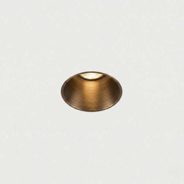 DMQ Trimless inbouwspot Lark IP65 35mm LED Geborsteld brons