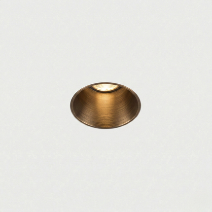 DMQ Trimless inbouwspot Lark IP65 35mm LED Geborsteld brons