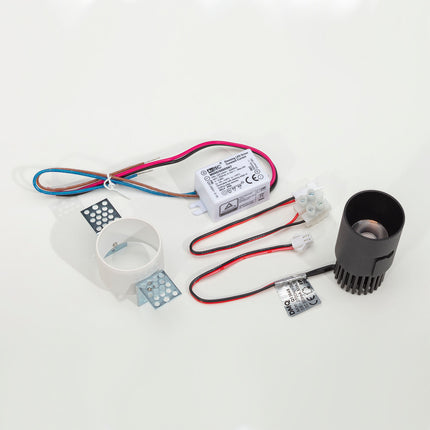 DMQ Trimless inbouwspot Lark IP65 35mm LED Zwart
