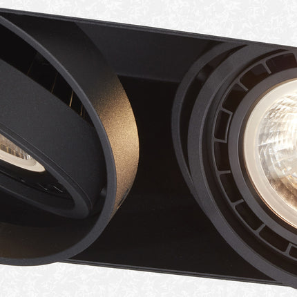 DMQ Trimless inbouwspot Milton 2 Zwart