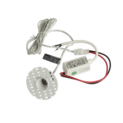 DMQ Trimless inbouwspot Mini Rond Duo Wit 20mm LED IP44