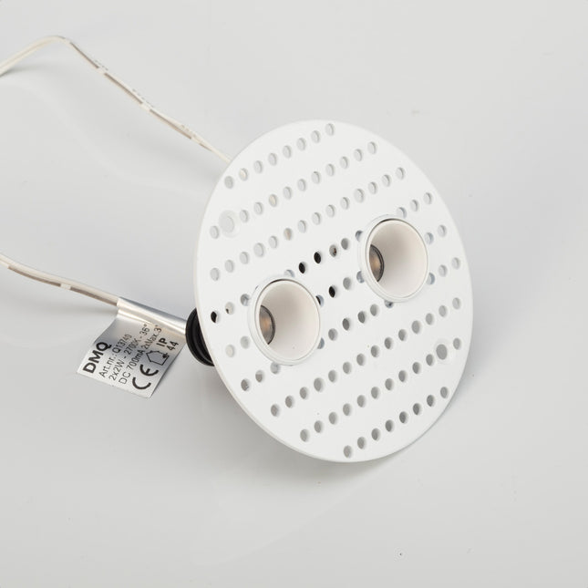 DMQ Trimless inbouwspot Mini Rond Duo Wit 20mm LED IP44