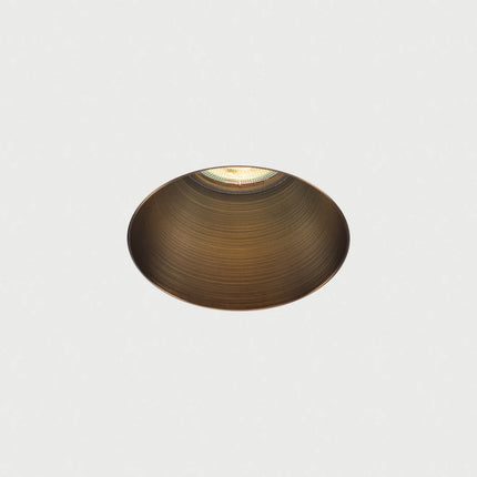 DMQ Trimless inbouwspot Moon 1 Rond Geborsteld brons - LED IP54