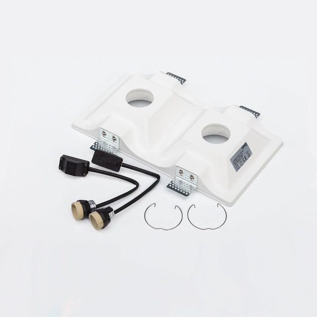 DMQ Trimless Inbouwspot Moon Twins - Gips GU10 Rond