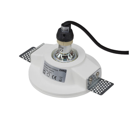 DMQ Trimless Inbouwspot Rondo Gips Rond - GU10