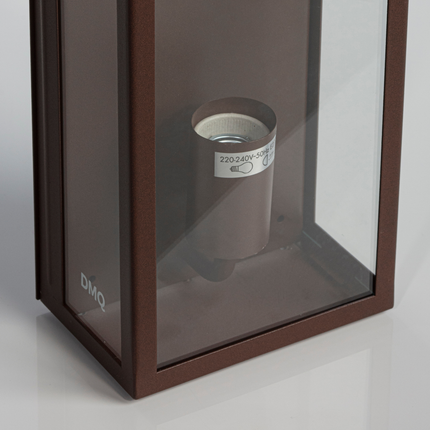 DMQ Wandlamp Boston voor Buiten - Rusty Brons