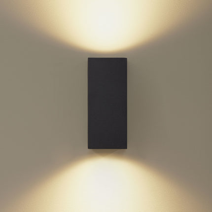 DMQ Wandlamp buiten Delmont 2 Zwart