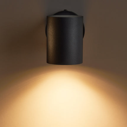 DMQ Wandlamp Elmont 1 Zwart Rond