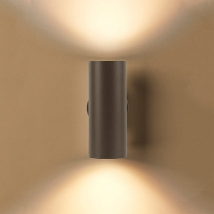 DMQ Wandlamp Elmont 2 Mat Brons Rond