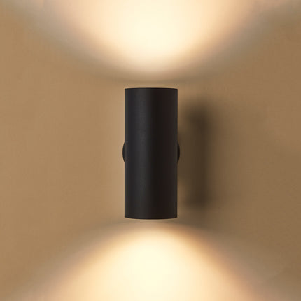 DMQ Wandlamp Elmont 2 Zwart Rond