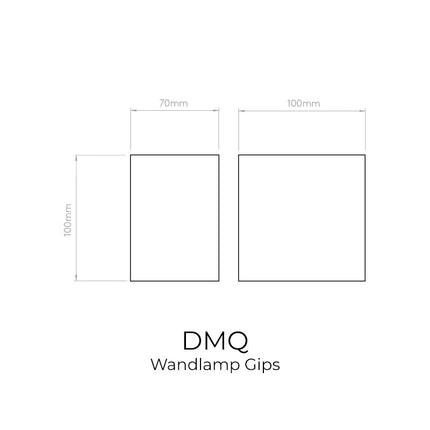DMQ Wandlamp Gips Arles