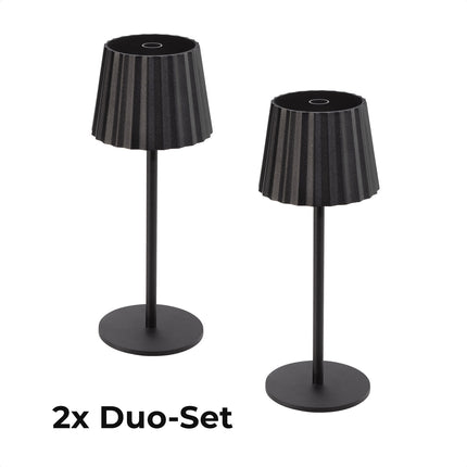 DMQ Zephyr Tafellamp - Oplaadbaar en Dimbaar  - Duo-set