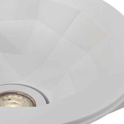 Inbouwspot Neve Gips GU10 Kantelbaar