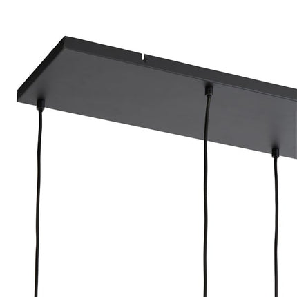 Light & Living Hanglamp 5L LEKAR Smoke Glas