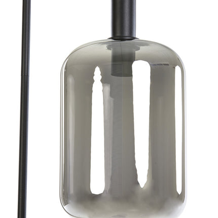 Light & Living Vloerlamp LEKAR Smoke Glas