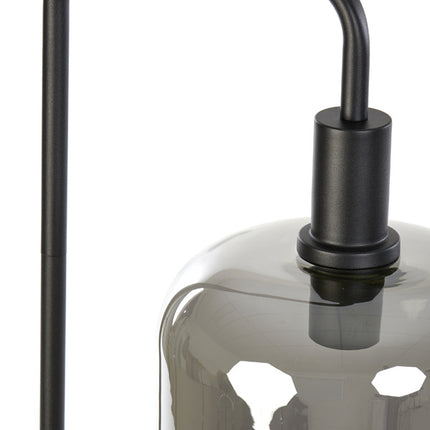 Light & Living Vloerlamp LEKAR Smoke Glas