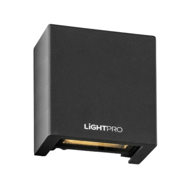 Lightpro Tiga Wall Buitenlamp – Wandarmatuur 12V – Zwart