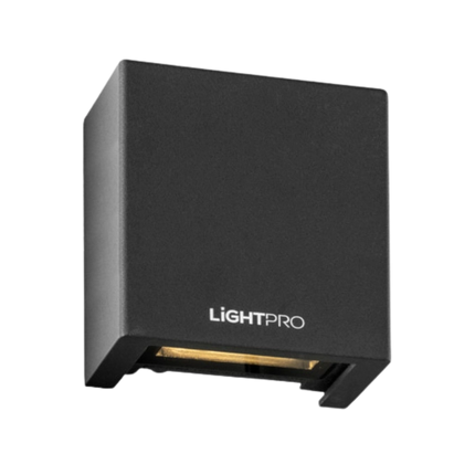 Lightpro Tiga Wall Buitenlamp – Wandarmatuur 12V – Zwart