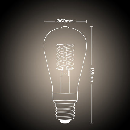 Philips Hue Filament Lichtbron E27 - ST64