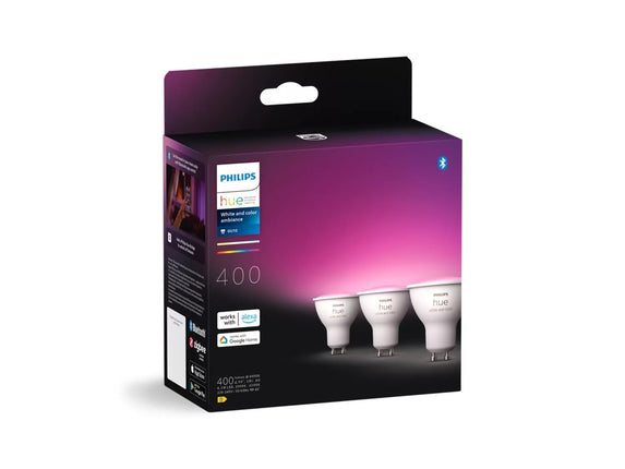 Philips Hue GU10 Color 3-Pack